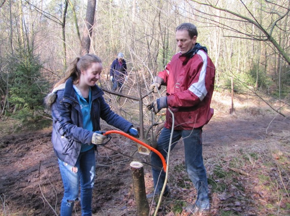 Buitenwerkdag 20160312 beugelzaag