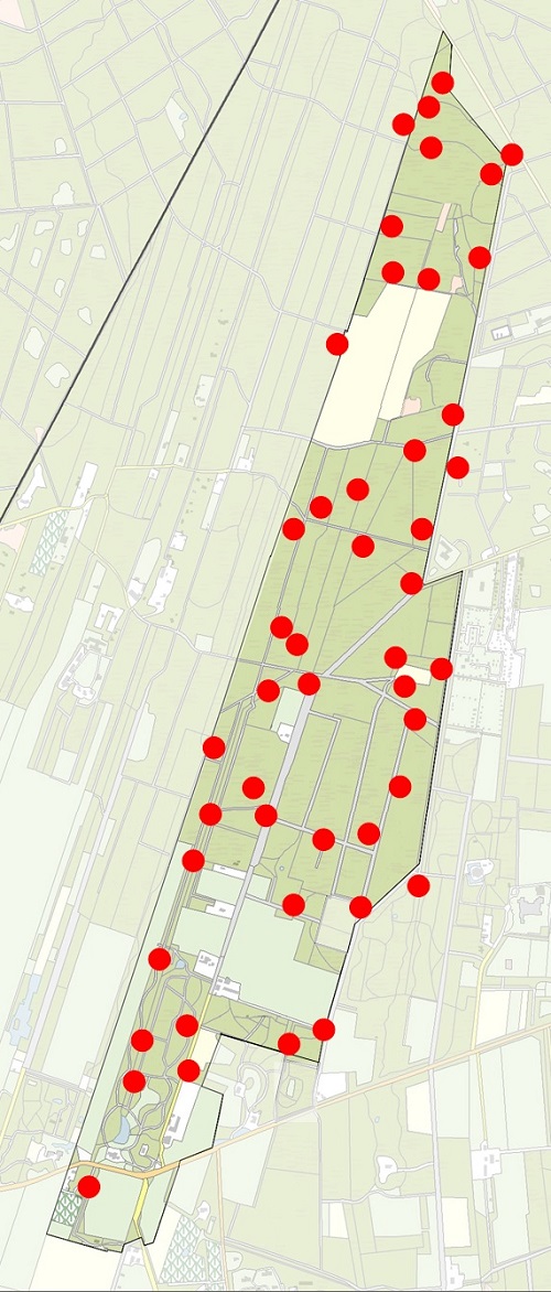 Broedvogelonderzoek kaart glanskop - 500