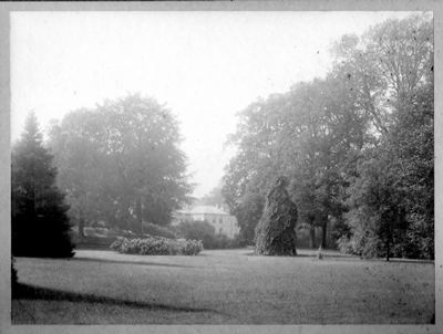 Park in 1905 met zicht op Eyckenstein